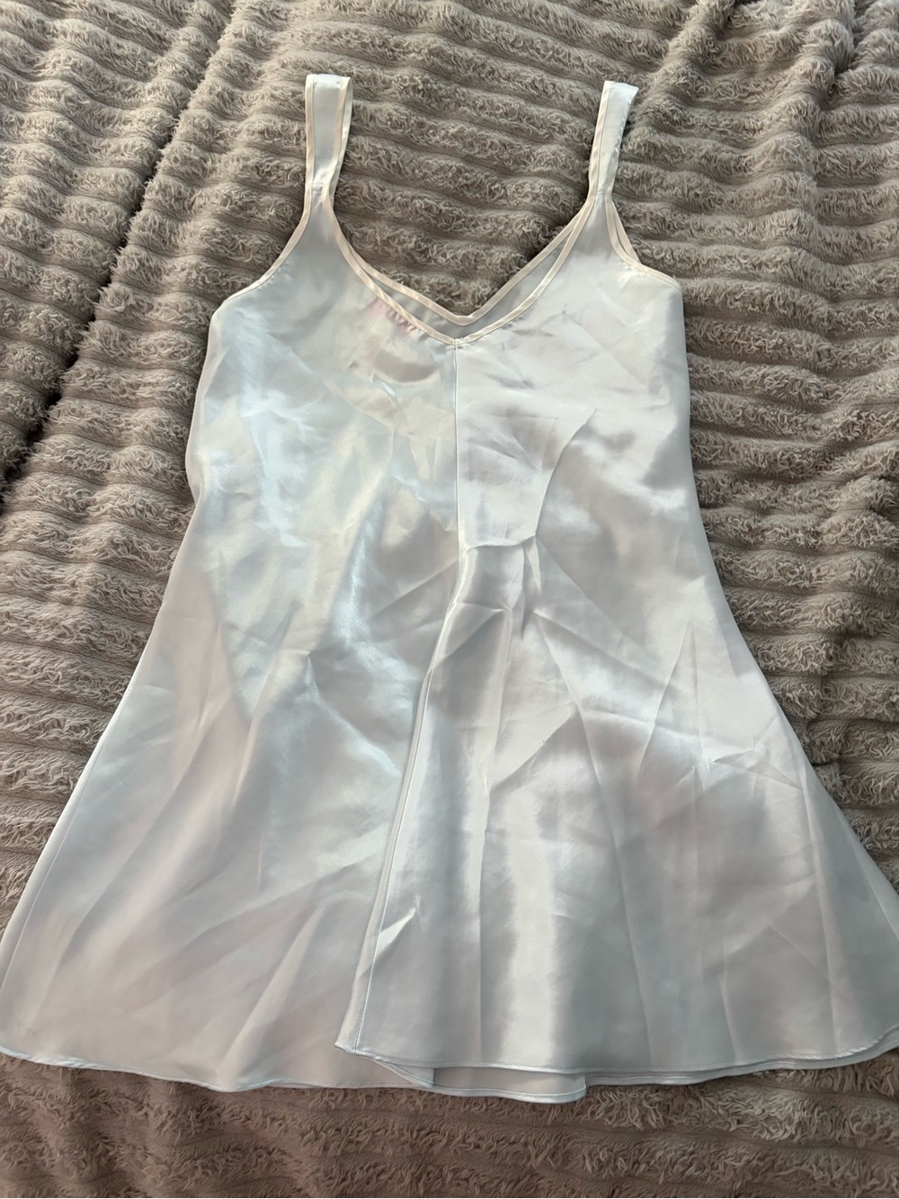 Vintage Oscar De La Renta Mini Slip Dress Nightgown — Medium - Picture 4 of 4